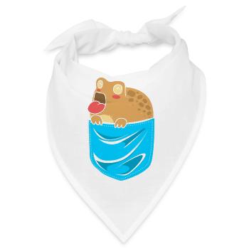 Desert Rain Frog Frosch - Bandana - Weiß - Vorne