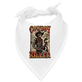 Cowboy-Killer - Bandana - Weiß - Vorne