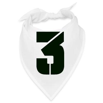 3 - Bandana - Weiß - Vorne