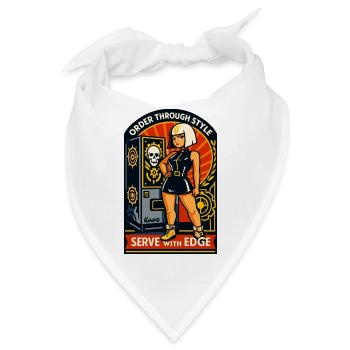 Vault Vixen Edge - Bandana - Weiß - Vorne
