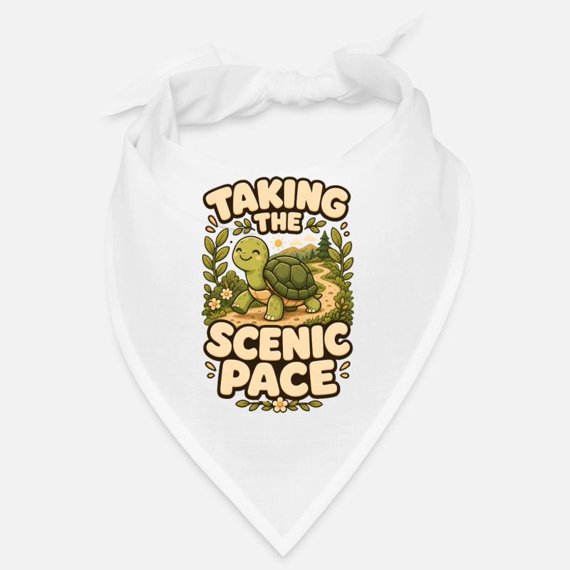 Taking The Scenic Pace Turtle Bandana