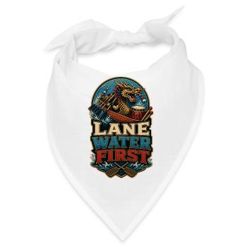 LANE WATER FIRST - Bandana - Weiß - Vorne