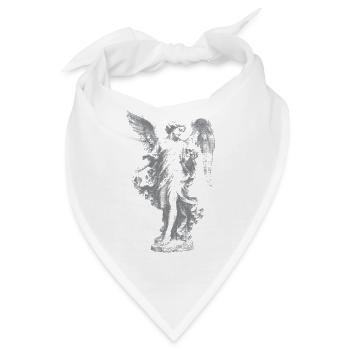 Himmlischer Engel mit Schädel - Bandana - Weiß - Vorne