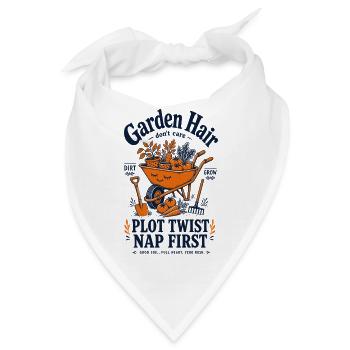 Gardening Garden Hair Don't Care Plot Twist - Bandana - Weiß - Vorne