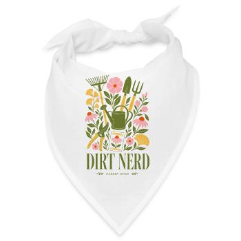 Urban Gardening Dirt Nerd Gartenwerkzeuge - Bandana - Weiß - Vorne