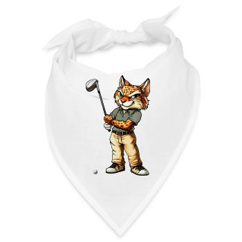 Luchs Golf - Bandana - Weiß - Vorne