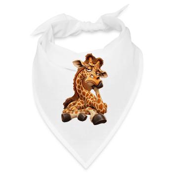 Schlafmütze Giraffencharme - Bandana - Weiß - Vorne