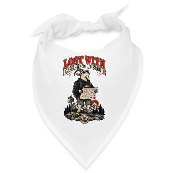 RobVibe Wildclub – Verlorene Bergziege - Bandana - Weiß - Vorne