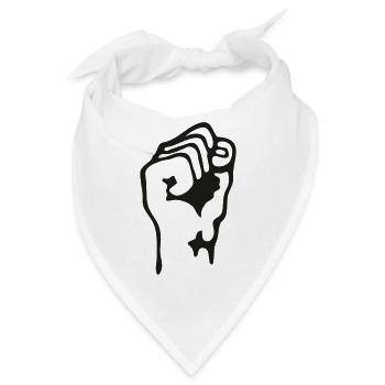 faust02 - Bandana - Weiß - Vorne