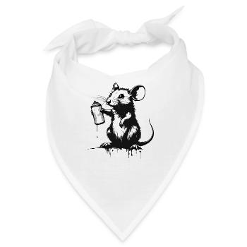 Kunst - Bandana - Weiß - Vorne