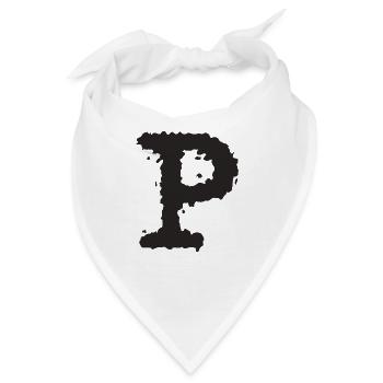 P - Bandana - Weiß - Vorne