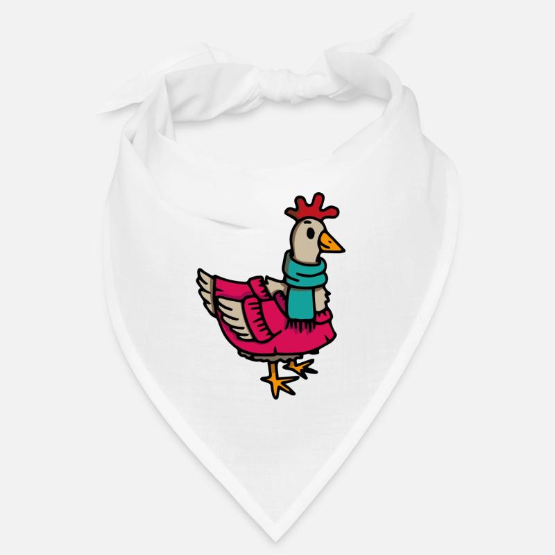 Poulet Poule Crazy Chicken Bandana