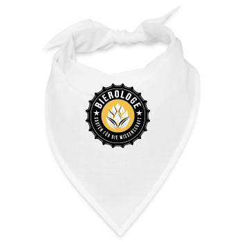 bier biergarten trinkspruch bierologe - Bandana - Weiß - Vorne