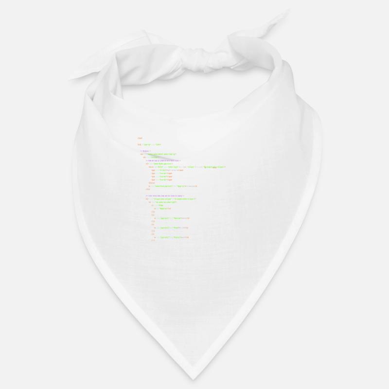 Html Programieren. Homepage Nerd Shirt Bandana