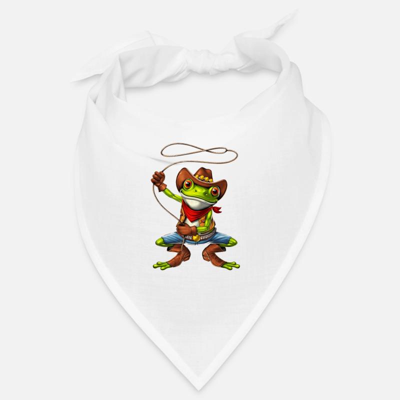 Frog Cowboy Bandana