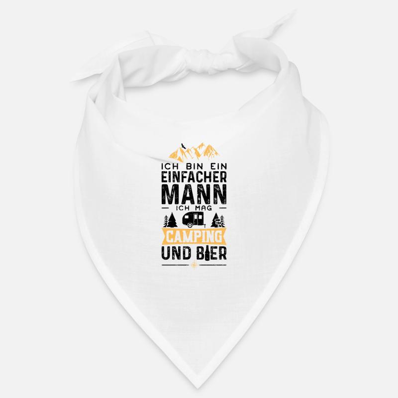 Ich Bin Ein Einfach Mann Ich Mag Camping Und Bier Bandana