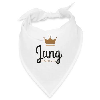 Jung-Familie - Bandana - Weiß - Vorne
