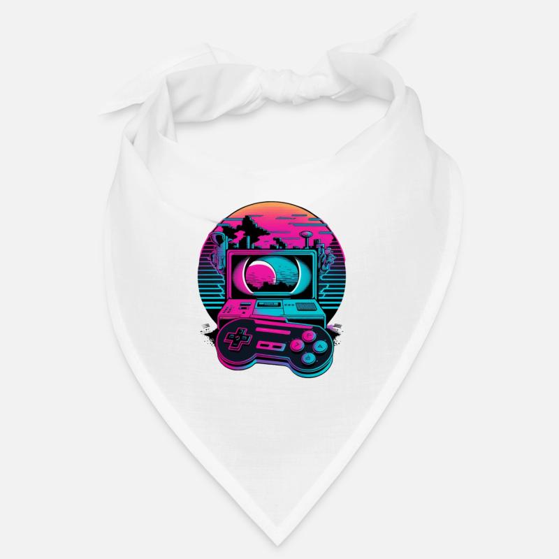 Konsole Controller Gaming - Bandana - Weiß