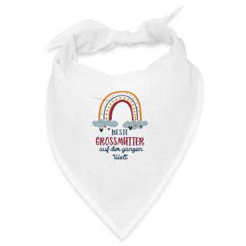 Beste Grossmutter Oma Omi Großmutter - Bandana - Weiß - Vorne