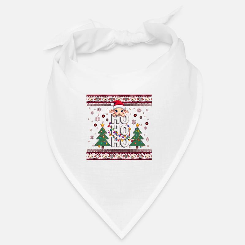 schaf spruch - Ugly Christmas Sweater Bandana
