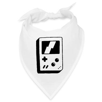 Tragbares Videospiel - Bandana - Weiß - Vorne