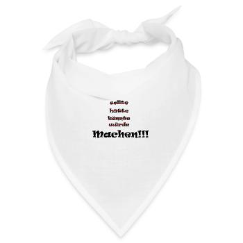 Motivation - Bandana - Weiß - Vorne