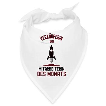 Mitarbeiterin des Monats Verkäuferin Verkauf - Bandana - Weiß - Vorne