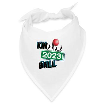 Kinball 2023 Ballsport Trendsport Mannschaftssport - Bandana - Weiß - Vorne
