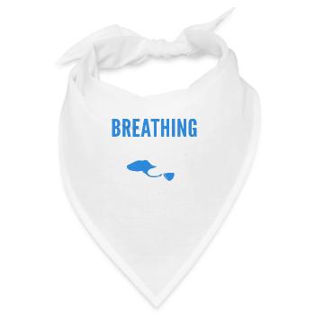 Für die Schwachen Schwimmtrainer Gift - Bandana - Weiß - Vorne