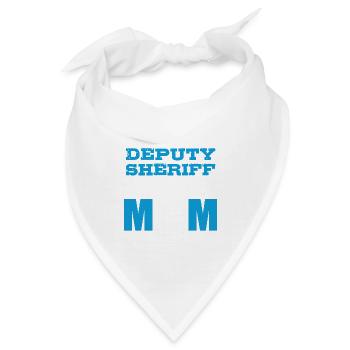 Mein Lieblingssheriff Liebevoller Sohn Gift - Bandana - Weiß - Vorne