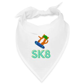 SK8 - Bandana - Weiß - Vorne