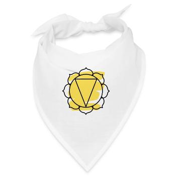 CHAKRA Manipura - Bandana - Weiß - Vorne