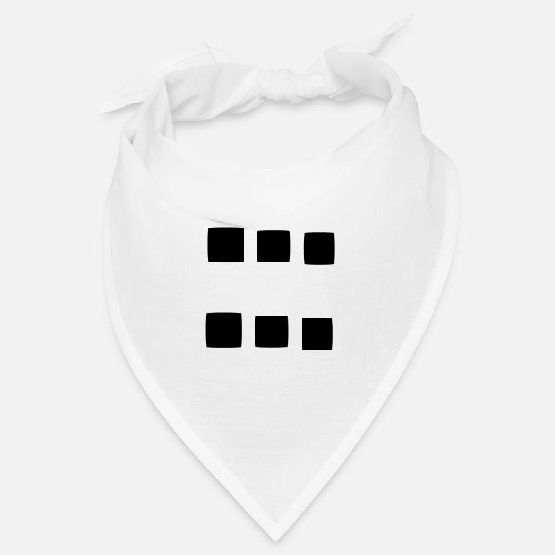 Pattern square square symbol Bandana