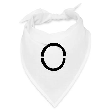 zwei bogen form symbol formen - Bandana - Weiß - Vorne