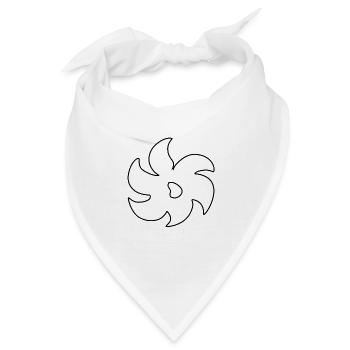 form symbol symbol blume pflanze - Bandana - Weiß - Vorne
