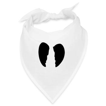 flügel engel symbol form - Bandana - Weiß - Vorne