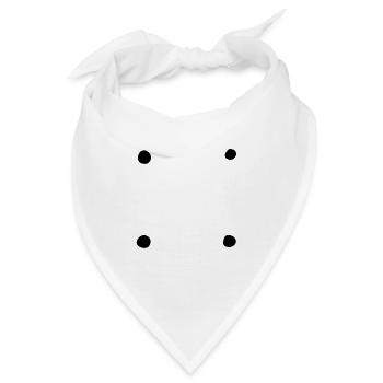 vier kreise kreis symbol formen - Bandana - Weiß - Vorne