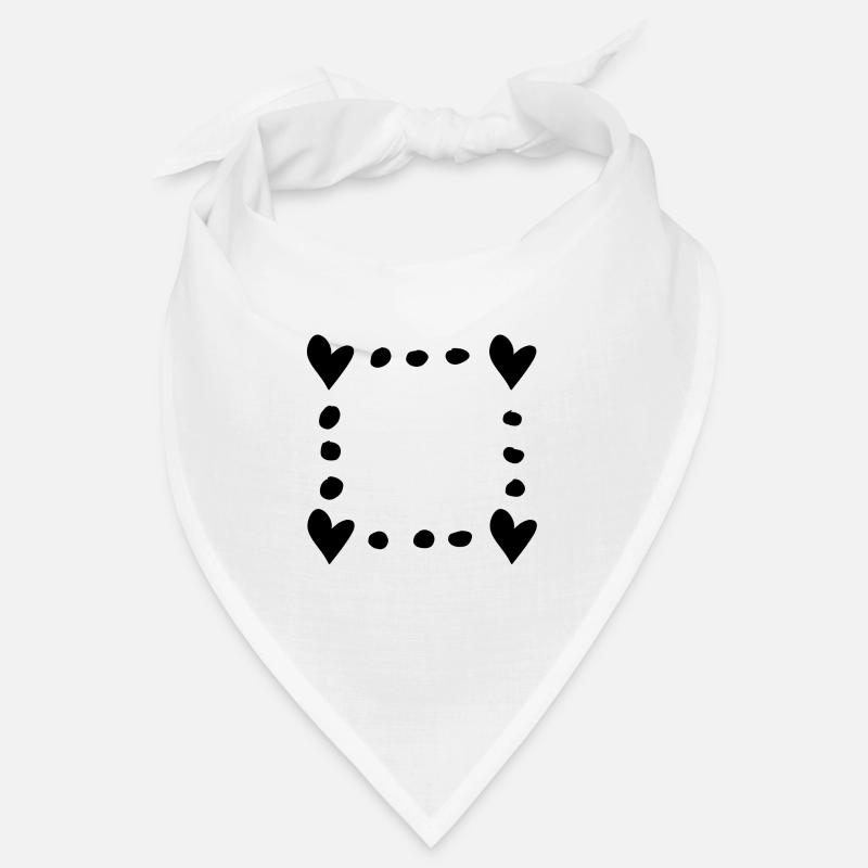 herz herzen symbol form liebe muster Bandana