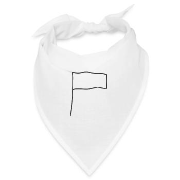 flagge symbol form - Bandana - Weiß - Vorne