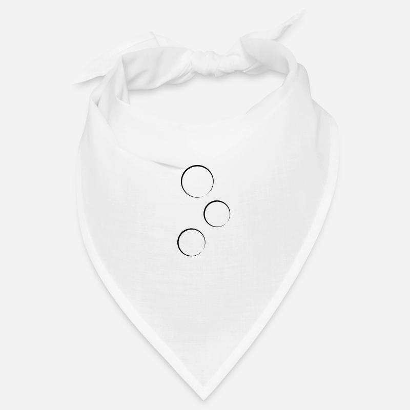 Circle Three Circles Shape Symbol Bandana
