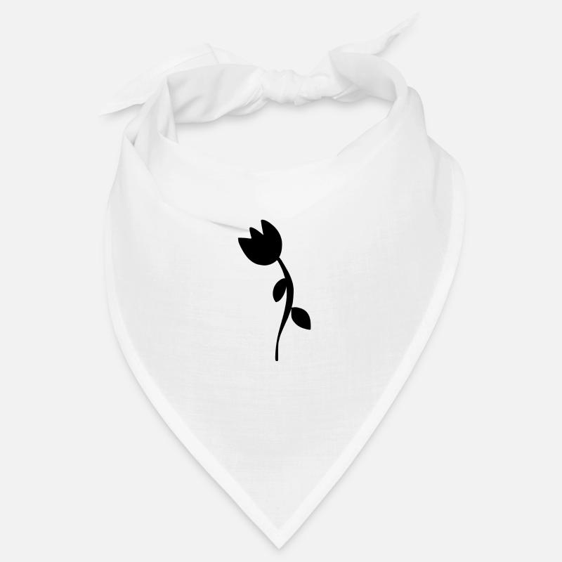 Symbole De Fleur Forme Plante De Fleur Bandana