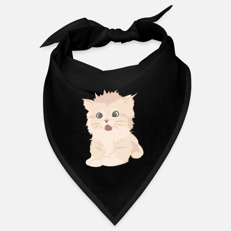 Chat mignon comme illustration Bandana