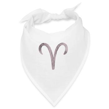 Widder - Bandana - Weiß - Vorne