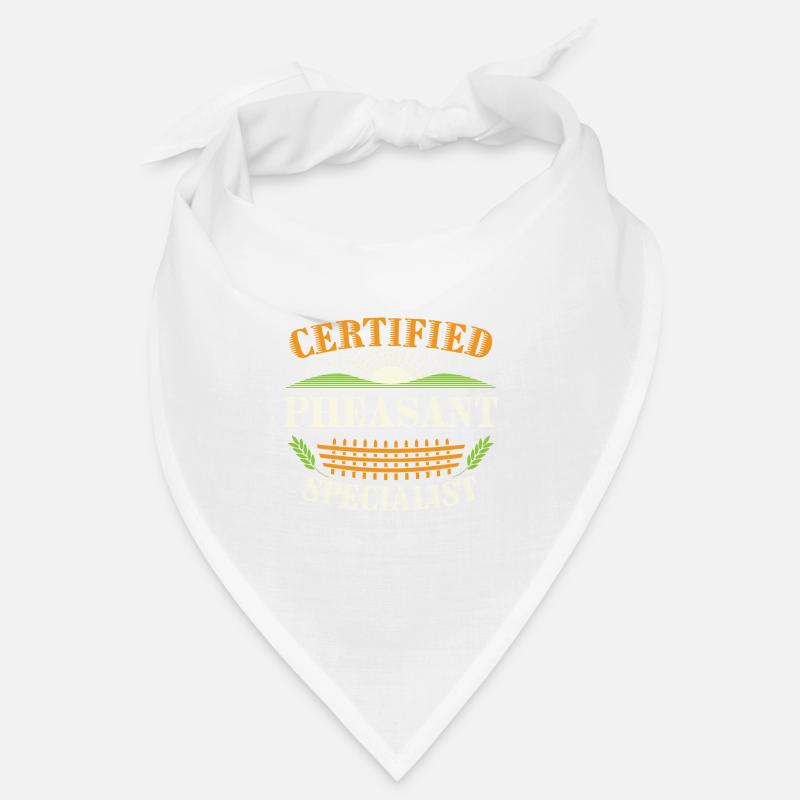 Certified Pheasant Specialist Farmer Funny Bandana