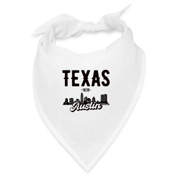 Austin Stadt Texas Geschenk - Bandana - Weiß - Vorne