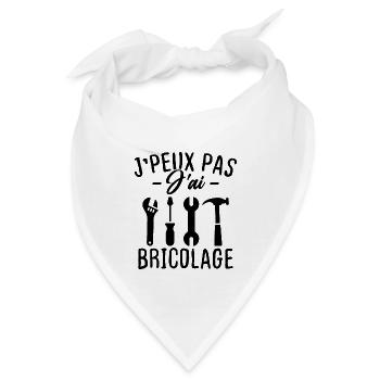 Ich kann nicht DIY - Bandana - Weiß - Vorne