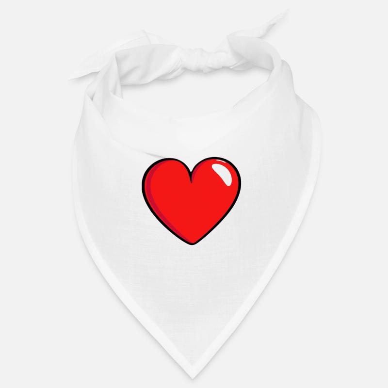 Comic Book Heart Bandana