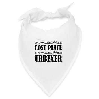 Lost Place Urbexer Urbex Geschenkidee - Bandana - Weiß - Vorne