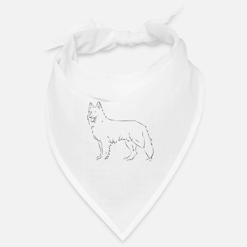Weißer Schweizer Schäferhund Bandana