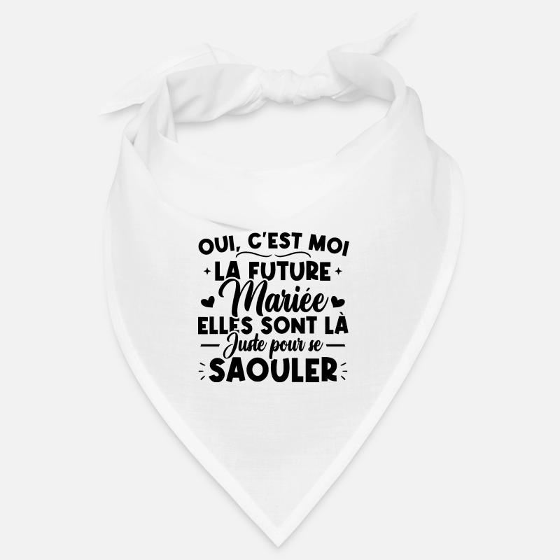 Oui, c'est moi la future mariée Bandana